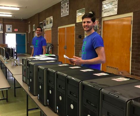 Through Your Donations Are These Computer Distribution Possible