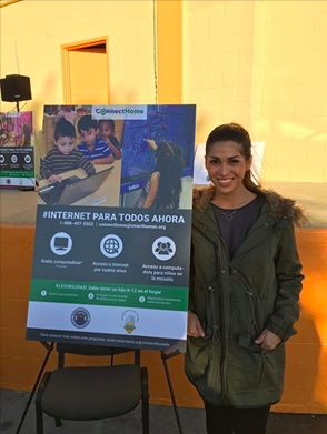 Our New Team Member Paulina Sanchez Supports ConnectHome