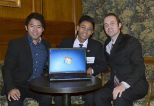 Donation to Kyaw Thura of Rotary International