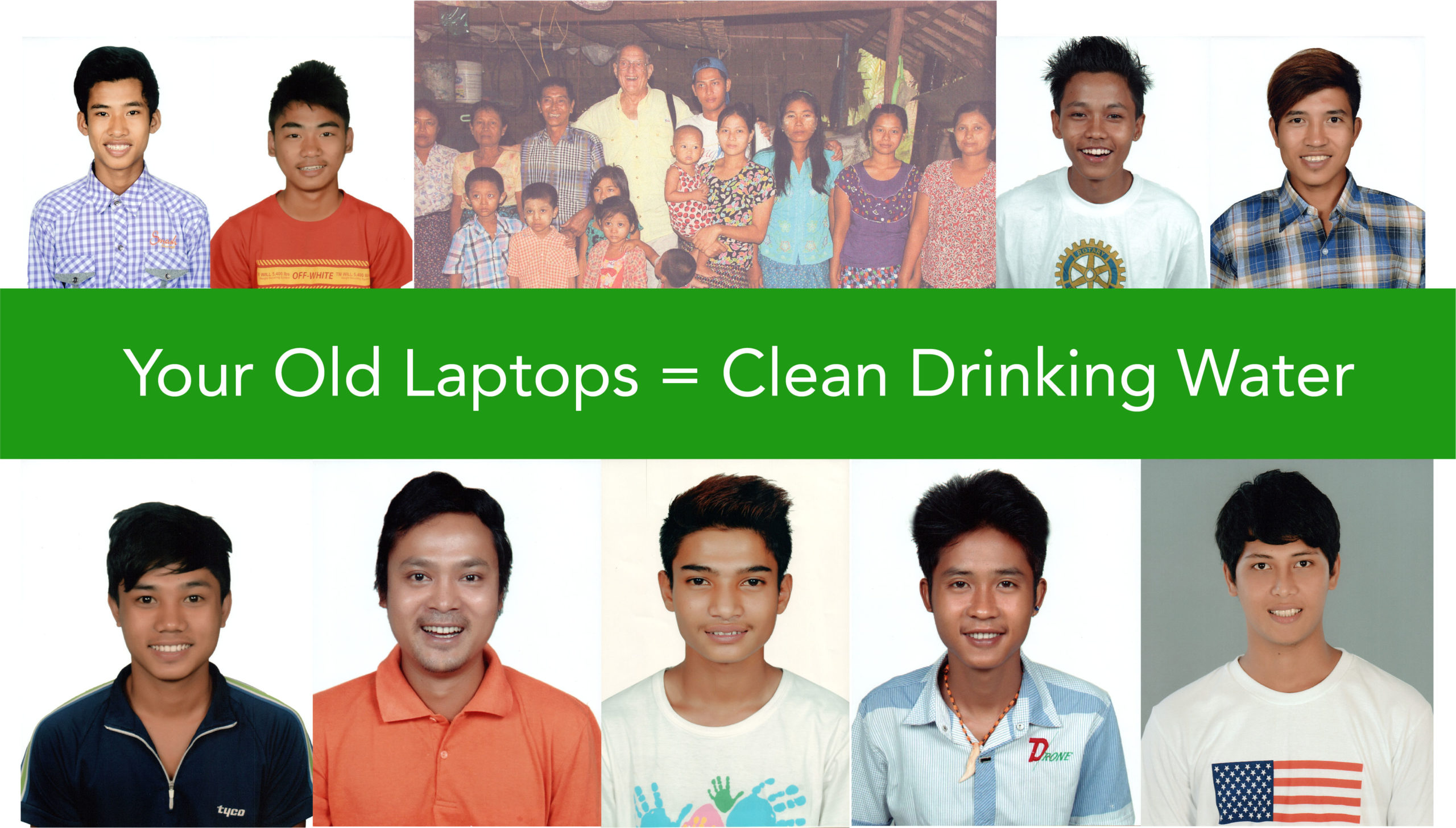 Your Old Laptops = Clean Drinking Water