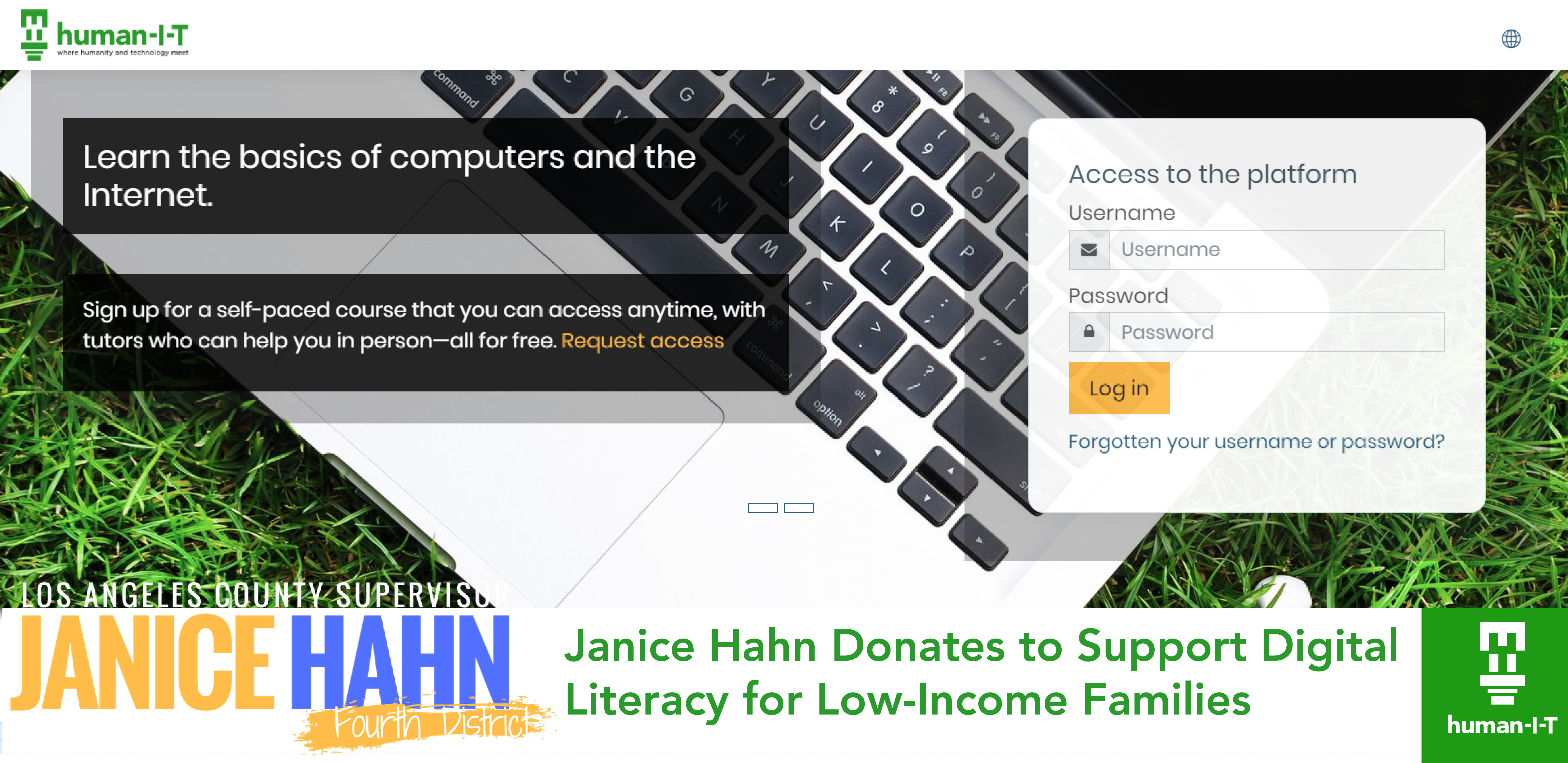 LA Supervisor Janice Hahn Supports Digital Inclusion