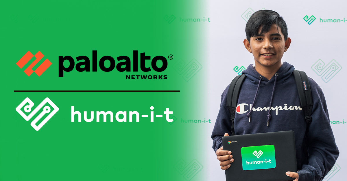 Palo Alto Networks Makes A Contribution to Sponsor Human-I-T