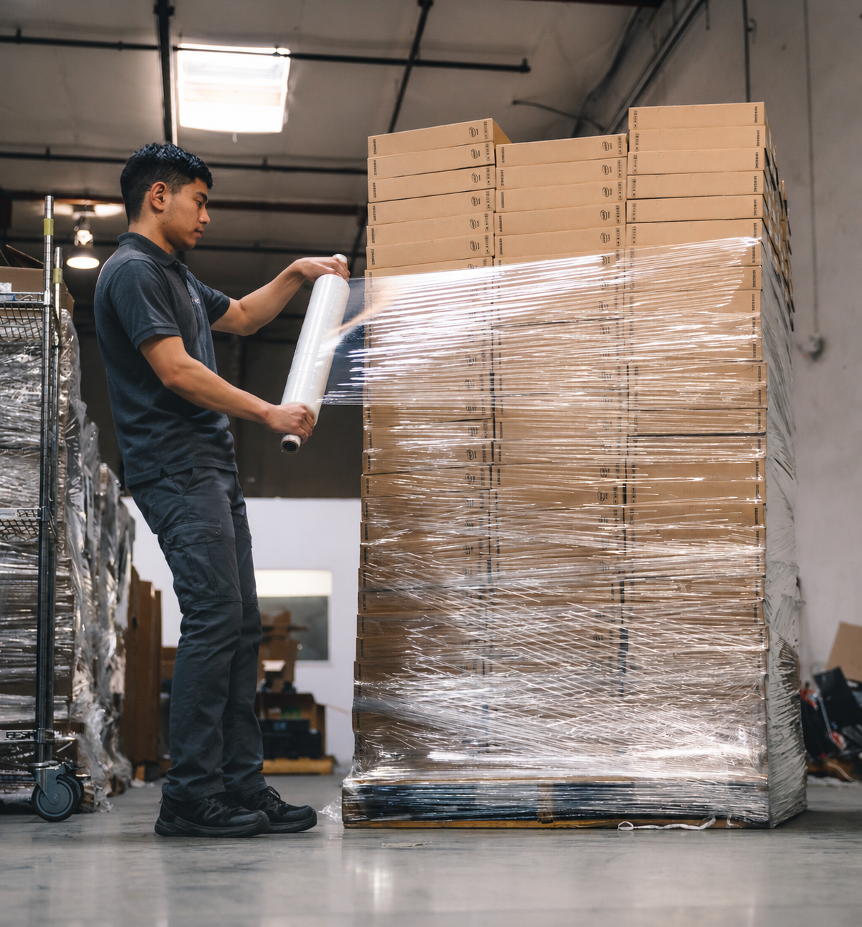 Human-I-T technicians securely handling a data center server rack for certified IT asset disposition